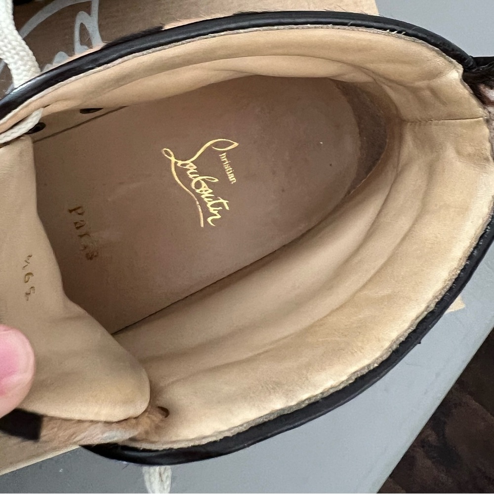 Christian Louboutin Rantus Orlato High Top Flat Shoes 🐯 - Picture 3 of 10